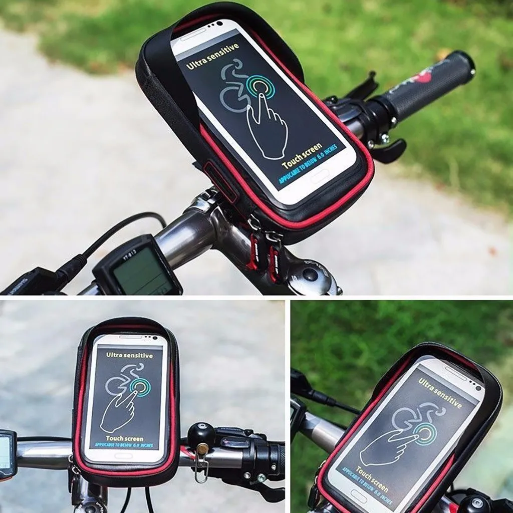 Высокое качество Водонепроницаемый MTB велосипед передний руль велосипеда сумка 6 дюймов сотовый телефон Держатель Прочный Pacote Открытый велосипед аксессуары
