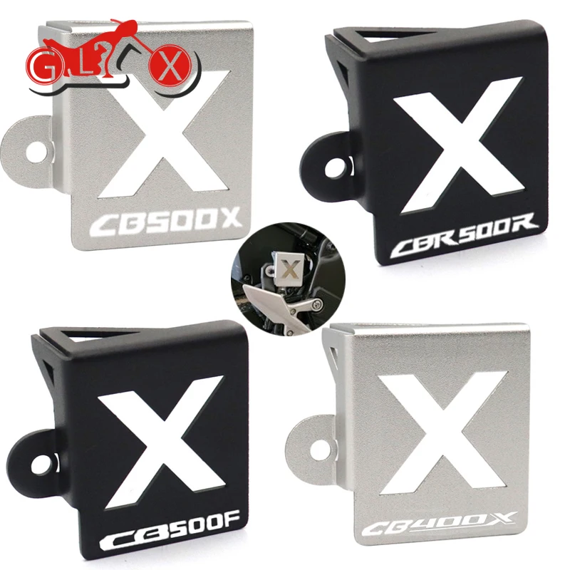 

For Honda CB500X CB500F CB400X CB400F CBR500R CB 400X 500X 400F 500F CBR 500R Rear Brake Fluid Reservoir Cover Protective Guard