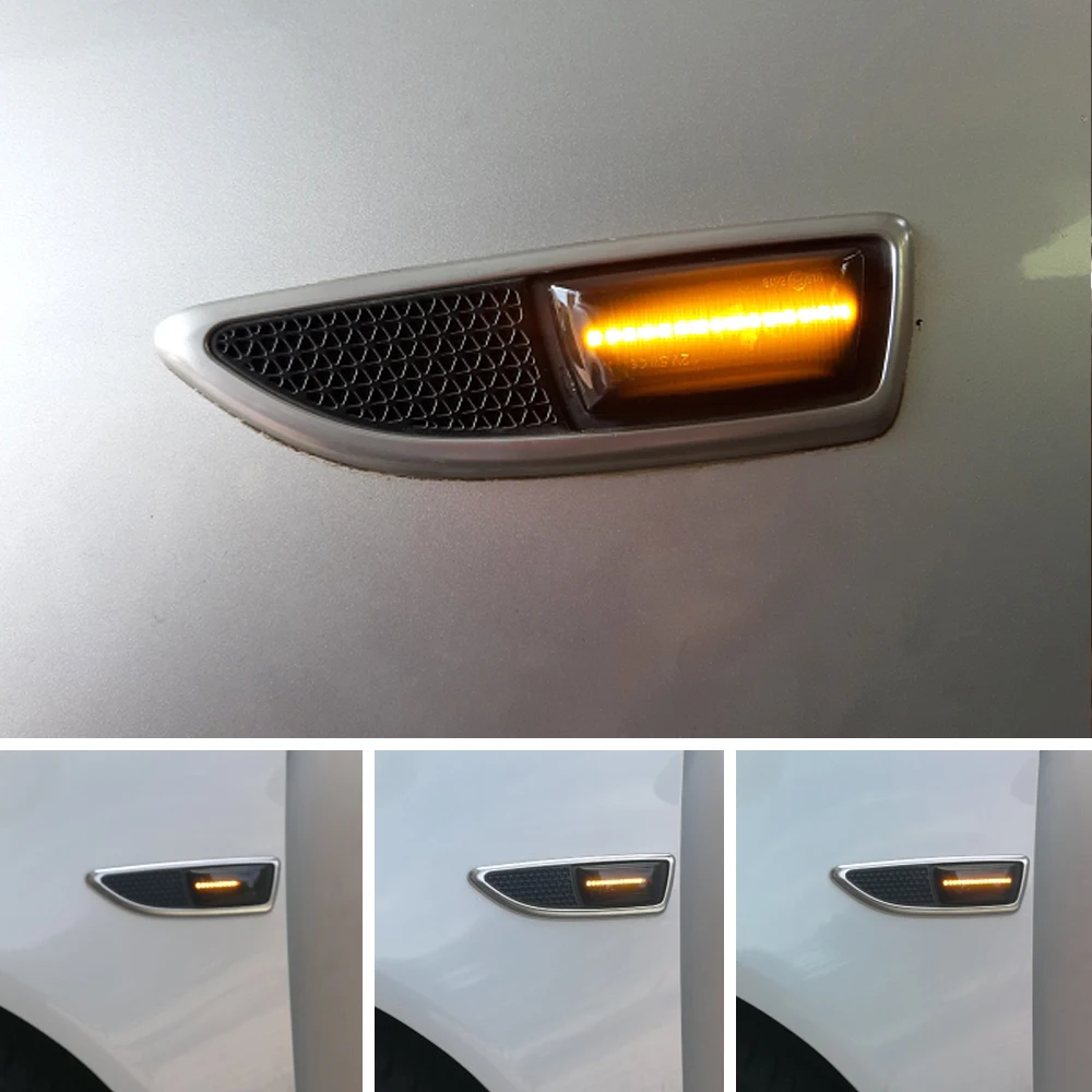 

For Opel Insignia Astra H Corsa D Zafira B For Chevrolet Cruze Led Dynamic Side Marker Turn Signal Light Sequential Blinker Lamp