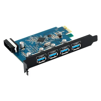 

ORICO 4-Port USB3.0 Chassis Expansion Card Desktop Case 5Gbps PCIe Adapter