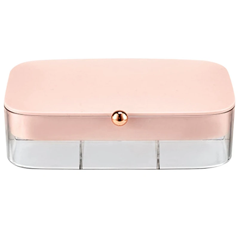 Large-Capacity Double-Layer Jewelry Box Nordic Luxury Earrings Necklaces Ring Accessories 30 Grids Storage Display | Дом и сад