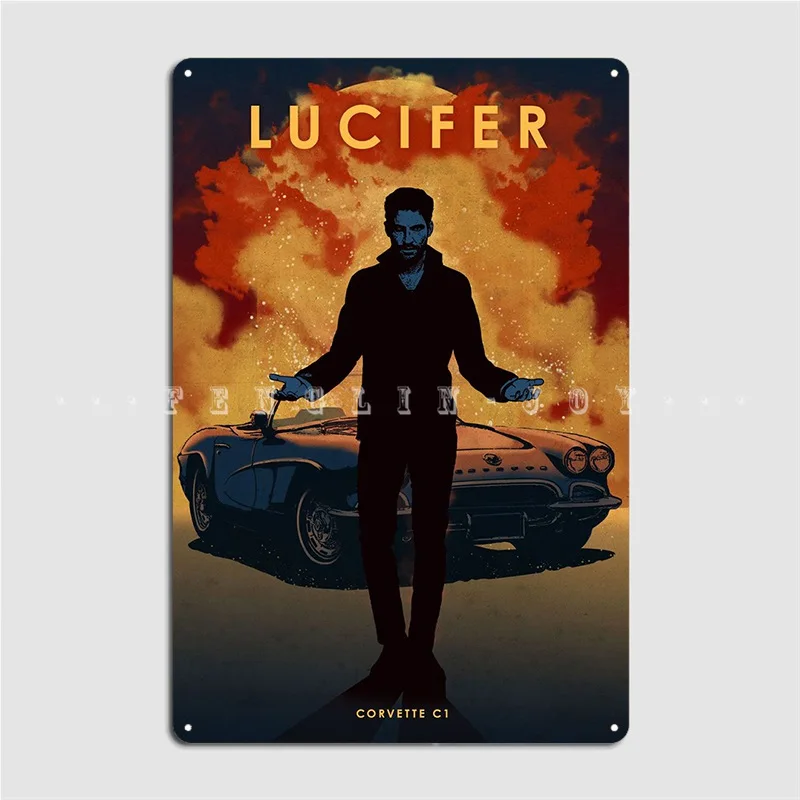 

Деревянный знак Lucifer, дизайнерский деревянный знак для гостиной