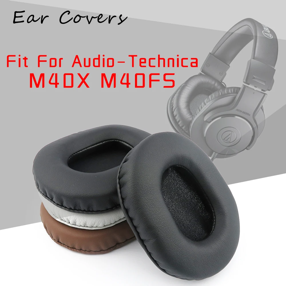 

Ear Covers Ear Pads For Audio Technica M40FS M40X ATH-M40FS ATH-M40X Headphone Replacement Earpads Ear-cushions