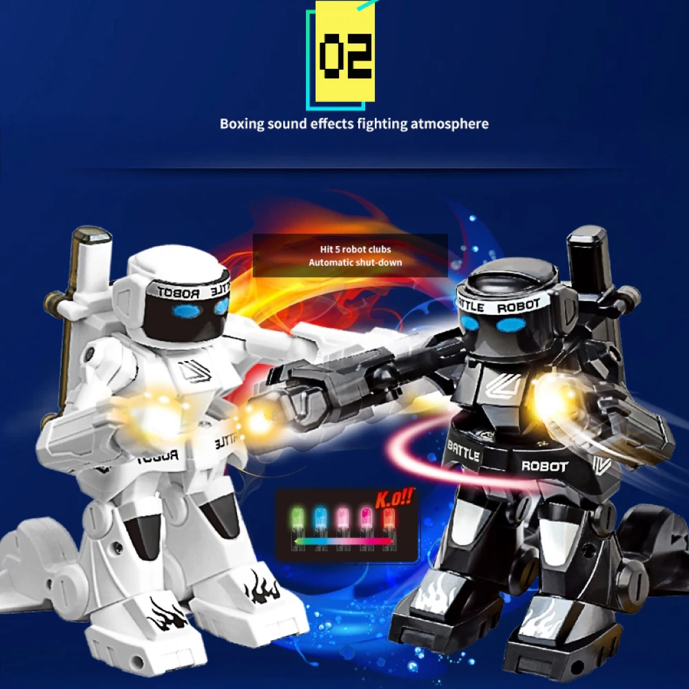 Jouet Robot De Boxe De Combat Rc Pour Enfants, Télécommande, 2.4g,  Gastronomie Humanoïde, Deux Jouets De Contrôle Joysuniverse - Rc Robot -  AliExpress