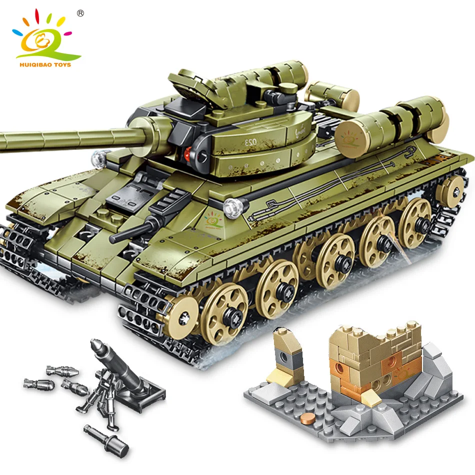 Toy building blocks 805 military small tanks 