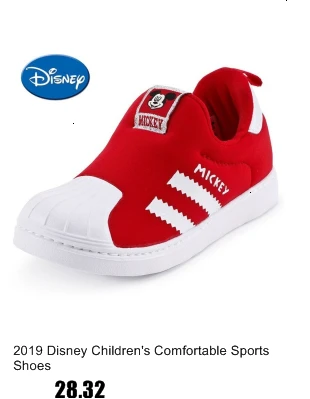 Disney Kids/сезон осень-зима; хлопковые теплые тапочки с Минни; нескользящая шерстяная обувь для маленьких мальчиков и девочек; домашние тапочки; обувь с героями мультфильмов