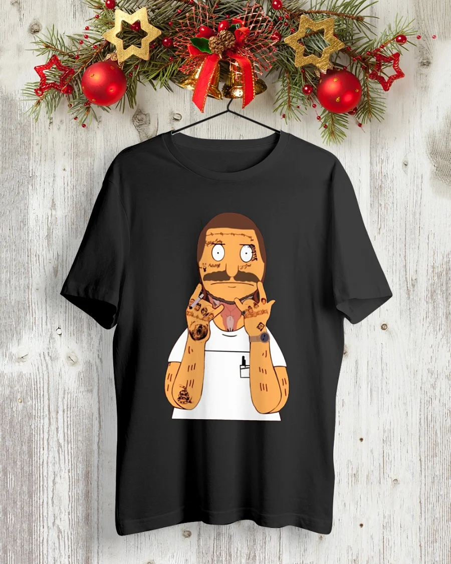 2019 модная мужская футболка Post Malone Bob Belcher рубашка 100% хлопок летняя