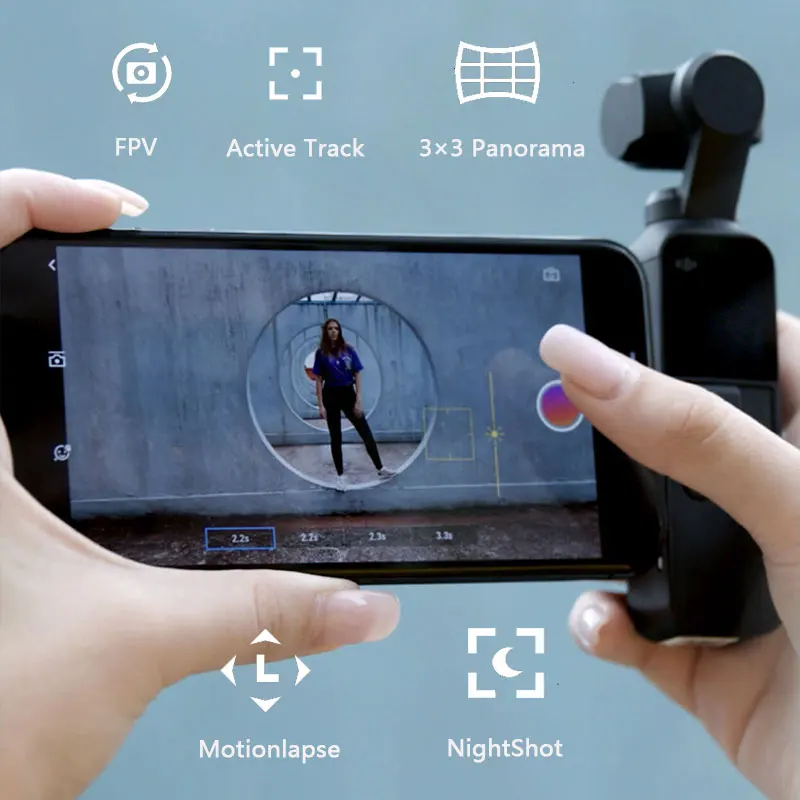 DJI Osmo Pocket 3 оси стабилизированная портативная камера с 4K 60fps видео Механическая стабилизация интеллектуальная съемка