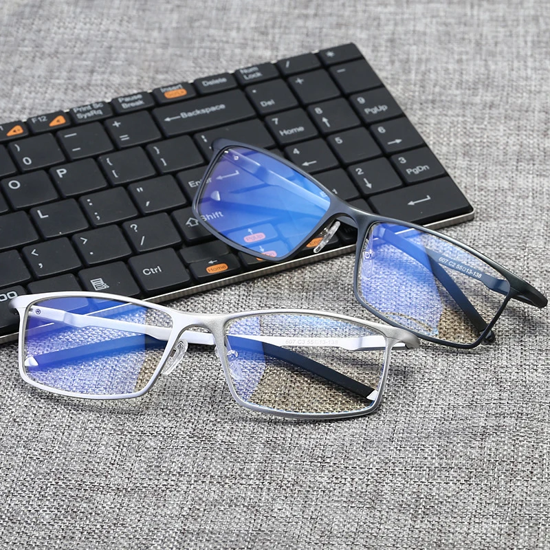 Blue Light Glasses Anti Blue Rays Radiation Blocking Glasses Men Women Computer Goggles 1Pcs Anti-UV UV400 Flat Mirror Eyeglasse
