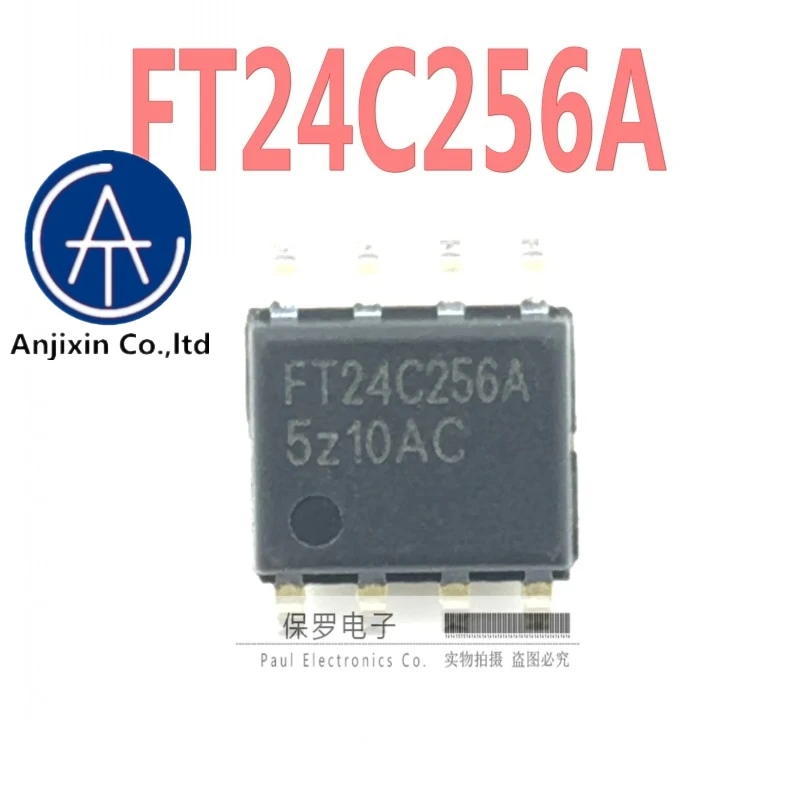 

10 шт. 100% оригинальная и новая память FT24C256A-USR-T FT24C256A 24C256 лапками углублением SOP-8 SMD новый спот действительный ассортимент товаров