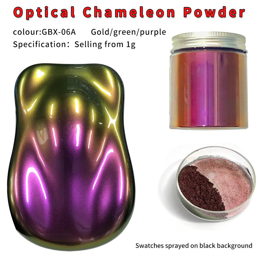 GBX Magic Starry sky Mirror Effects Holographic Chameleon Transparent Rainbow Nail Art Flake Pigment Powder Nail Art Powder nail powder nail pigment nail decoration nail decorations nail flakes