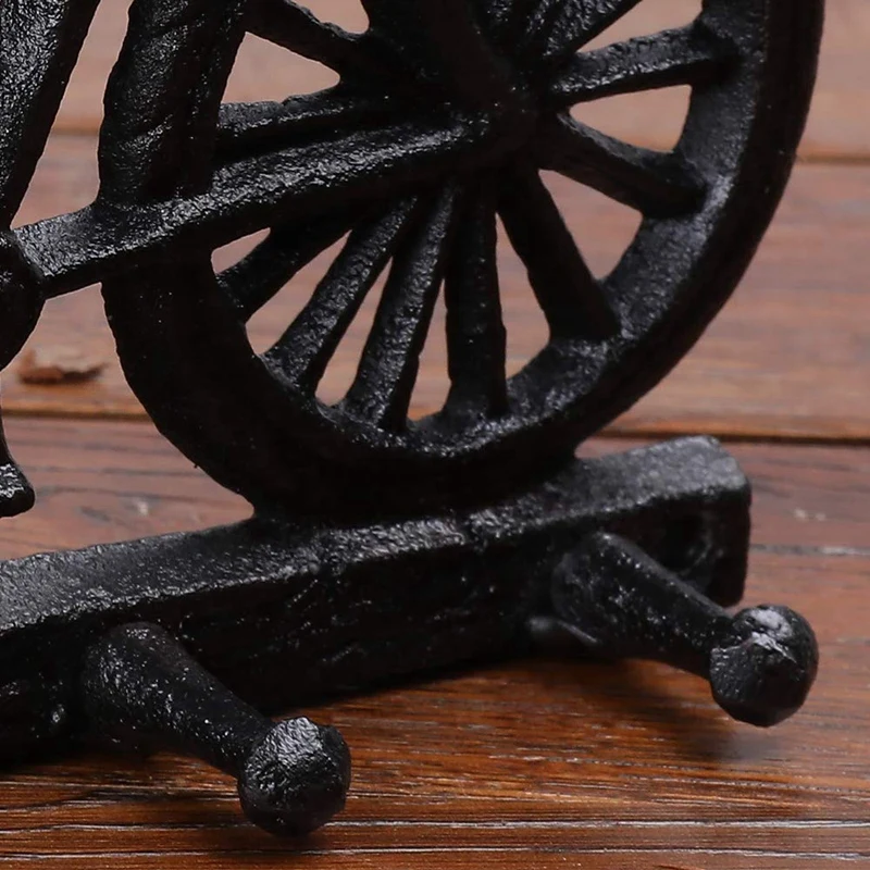 Cast Iron Coat Hook- Rustic Wall Mount with Screws, Vintage Nostalgic Metal Wall Hook Hook for Robes, Towels, Keys