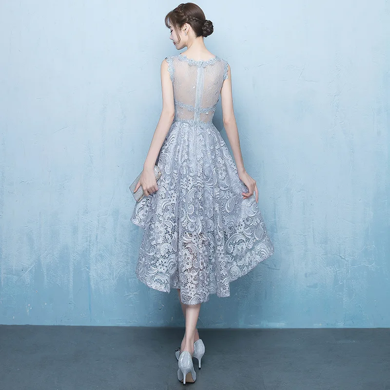 Вечернее платье без рукавов, сексуальные тонкие вечерние платья Cheongsam с круглым вырезом, ретро свадебное платье, Qipao, одежда для подружки невесты