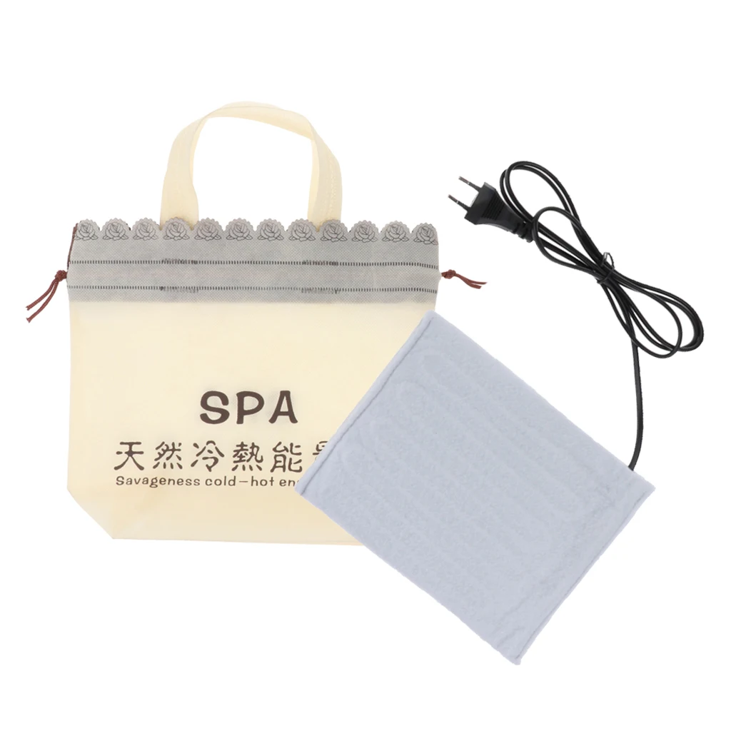 Hot Massage Stone Heater Electric Heating Bag Body SPA Relax Pain Relief Hot Rocks Massage Stones Warmer Heater