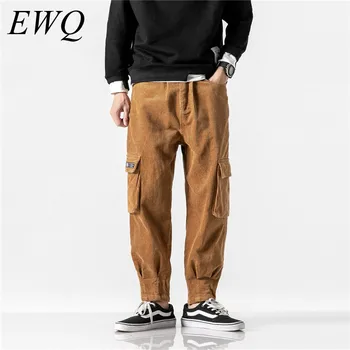 

LANMREM high quality men's wear 2020 spring new Directly casual cotton Pants Concise trousers with Pocket Tide Overalls 9Y822