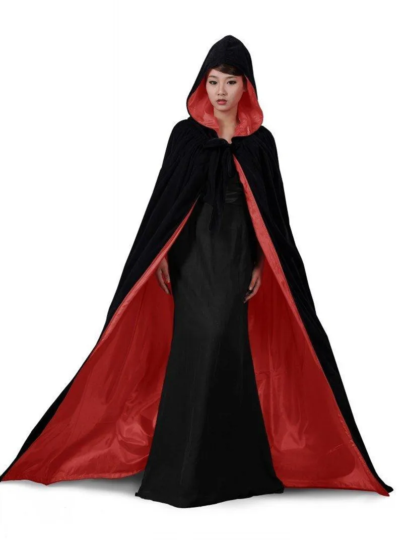 Velvet Hooded Cloaks Winter Wedding Capes Cheap Wicca Robe Wram Christmas Floor Length Long Bridal Wraps Custom Made