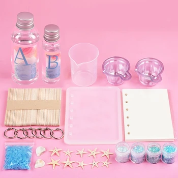 

1 Set Crystal Epoxy Resin Mold Notebook Casting Silicone Mould Handmade DIY Crafts Making Tools Kit Au19 20 Dropship