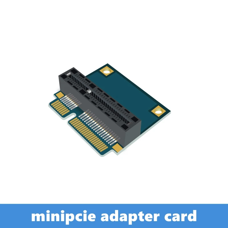 

Minipcie riser card vertical without screws, convenient to test MSATA interface compatibility