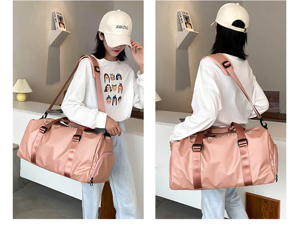 Outdoor Travel Sports Fitness Large Capacity Shoulder Bag Wet And Dry Separation Swimming Waterproof Handbag Leisure Cross Bag