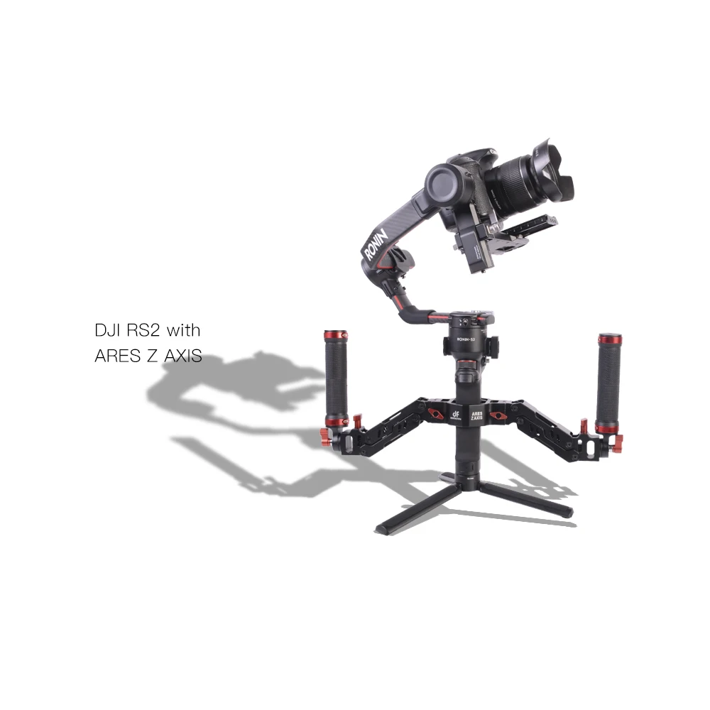 Alloy Aluminum Z axis Detachable Spring GIMBAL Dual Handle for DJI Ronin S/RONIN S2/SC2  ZHIYUN Crane 2 MOZA air 2