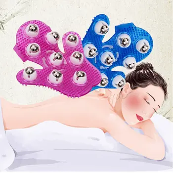 

Palm Shape Massager Nine Beads 360 Degree Rotate For Body Shaping Fitness Body Care Manual Neck Massager