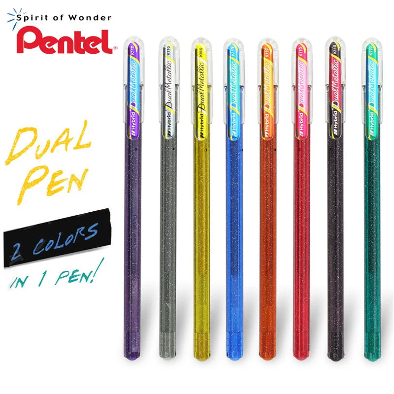 1 шт. PENTEL Цвет кружевные шелковые трусики перламутрового оттенка Карри ручка K110