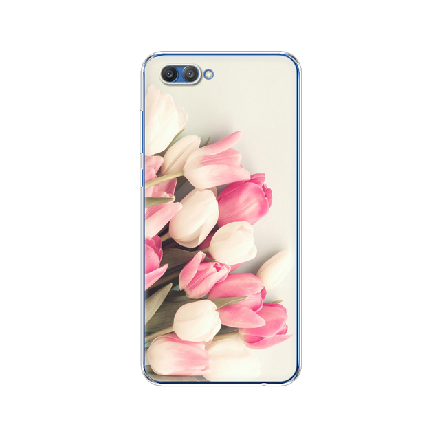 case for huawei honor V10 VIEW 10 soft tpu back phone cover for huawei honor 10 VIEW 10 Etui protective printing coque