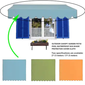 

Large Sun Shelter Sunshade Protection Outdoor Canopy Garden Patio Shade Sail Awning Shade Waterproof