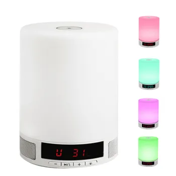 

Phone Tablet New Stereo Bluetooth Stereo Wireless Bluetooth Speaker Music Sound Box with Alarm Clock Function Speakers-L108