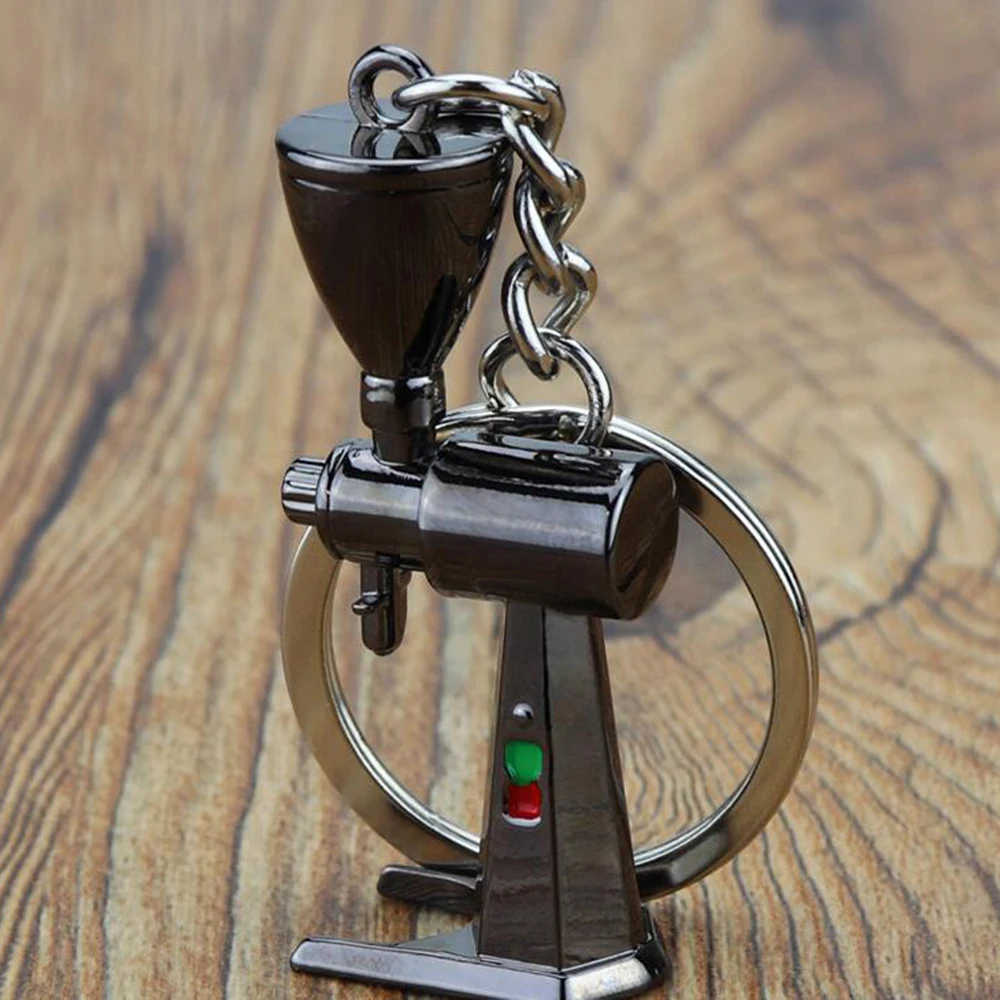 

1 Pcs Coffee Key Chain Couple Espresso Accessories Mini Coffee Tamper Coffee Keyring Cafe Gift for Coffee Lovers Keychain 2019