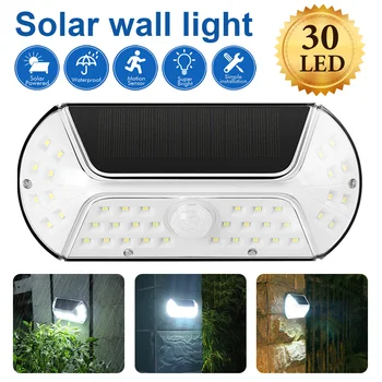 

Solar Light Outdoor Solar Lamp PIR Motion Sensor Wall Light Waterproof Solar Sunlight Powered Garden street light Garden Decora