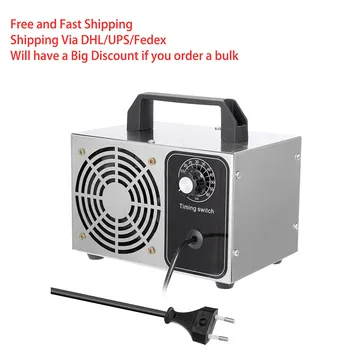 

28g/h Ozone Generator 10g Ozone Machine Metal timing Purifier Air cleaner Disinfection Sterilization Cleaning Formaldehyde 220V