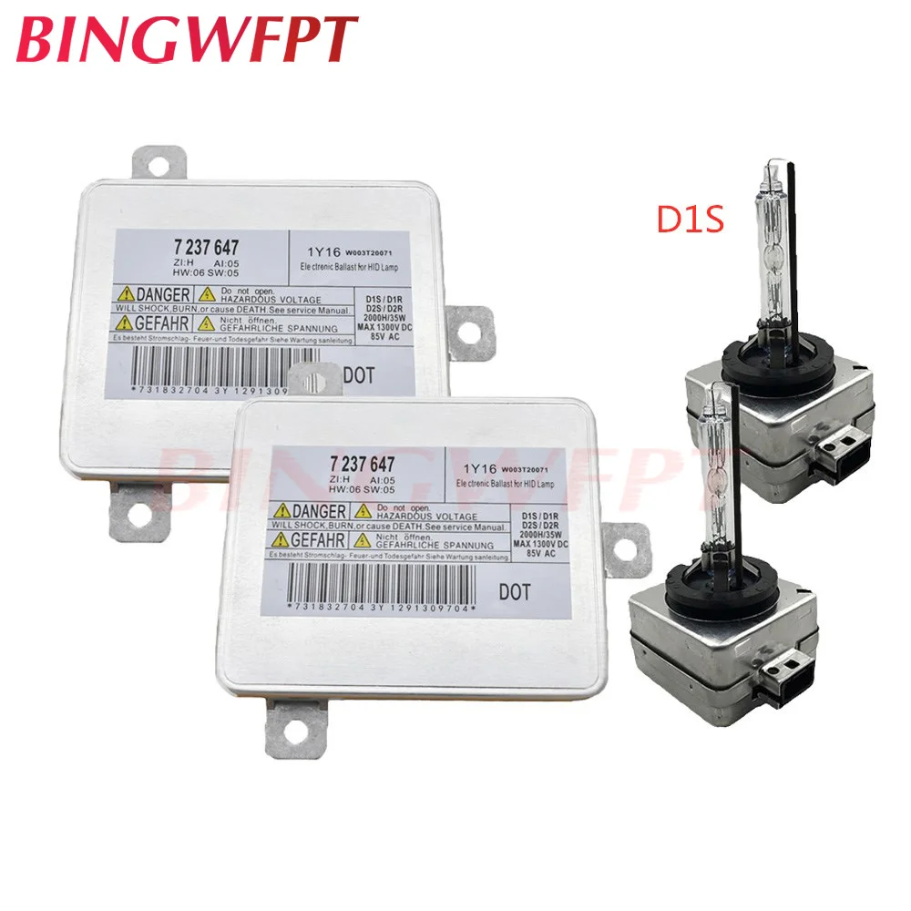 2 шт. OEM 7237647 ксенон HID балласт модуль управления с HID реветь отлично W003T20071 63127172536 63127250624 - Цвет: Aset-D1S-4300K