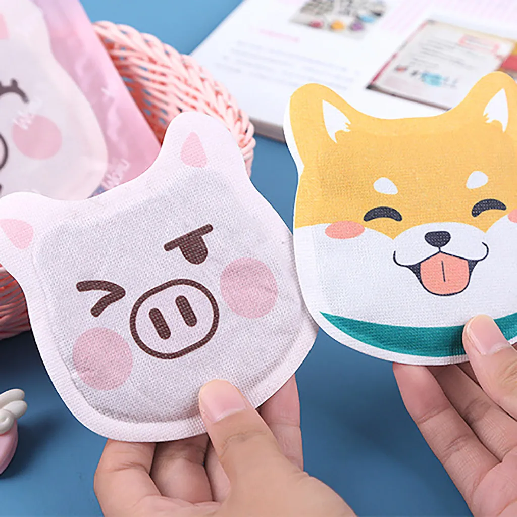 Body Warmer Stick Lasting Heat Patch Keep Hand Leg Foot Warm Paste Pads 10pcs Body Feet Heat Adhesive Packs Heating Pad