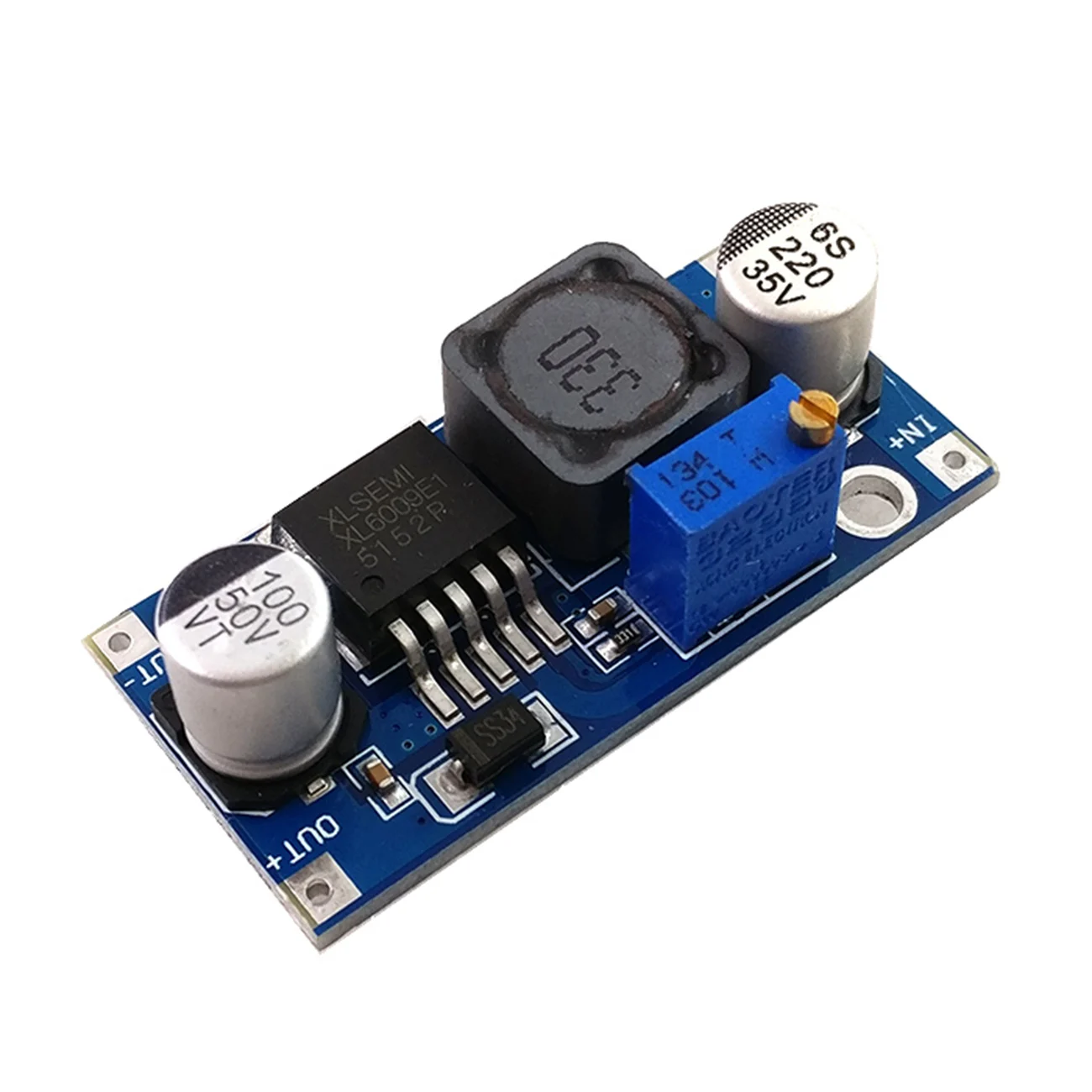 DC-DC Adjustable Step-up boost Power Converter Module XL6009 Replace LM2577 SP 