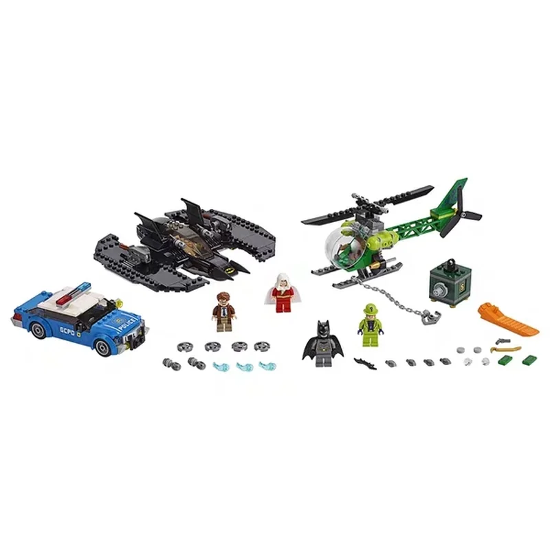 

2019 New Super Heros Series Batman and Secrect Man Robbing Children Compatible with Legoingly 76120 Blocks Toys Christmas Gift
