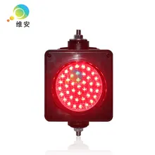 Индивидуальный узор 100 мм Однорядная СВЕТОДИОДНАЯ подсветка мини красный свет светофора для продажи