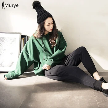 

Winter hoodie sweatshirt women harajuku oversized thicken hooded gothic sweet nct kpop Korean poleron casual women clothing New