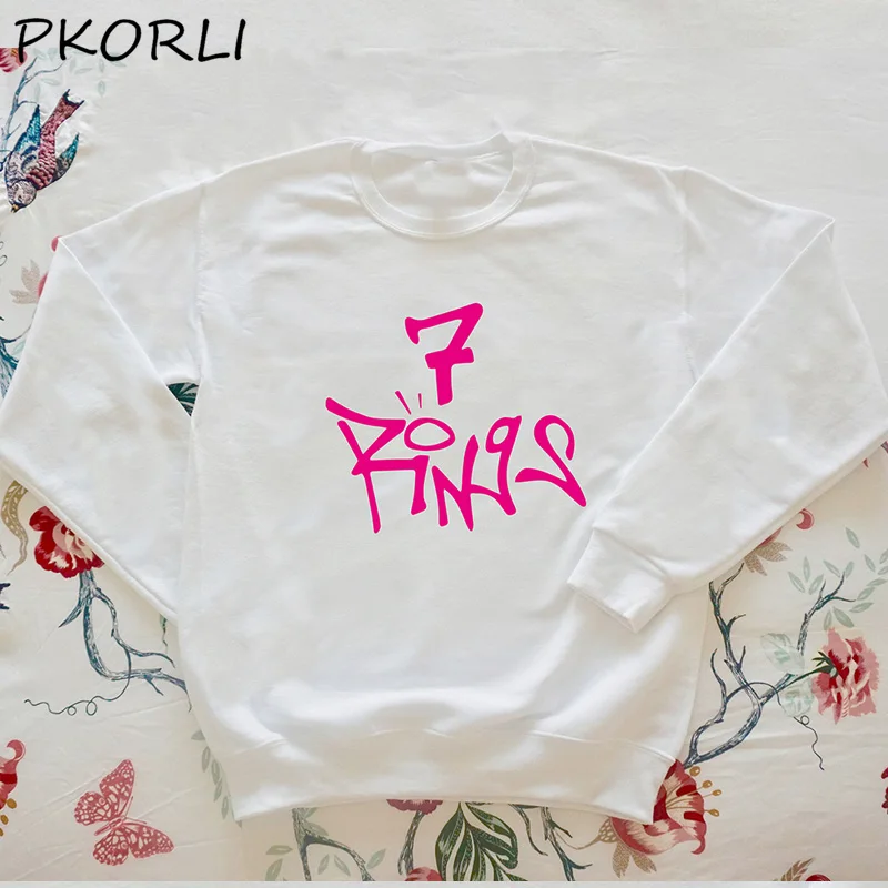 Ariana Grande Hoodie Women Clothing 7 Rings God is a Woman Sweatshirts Unisex