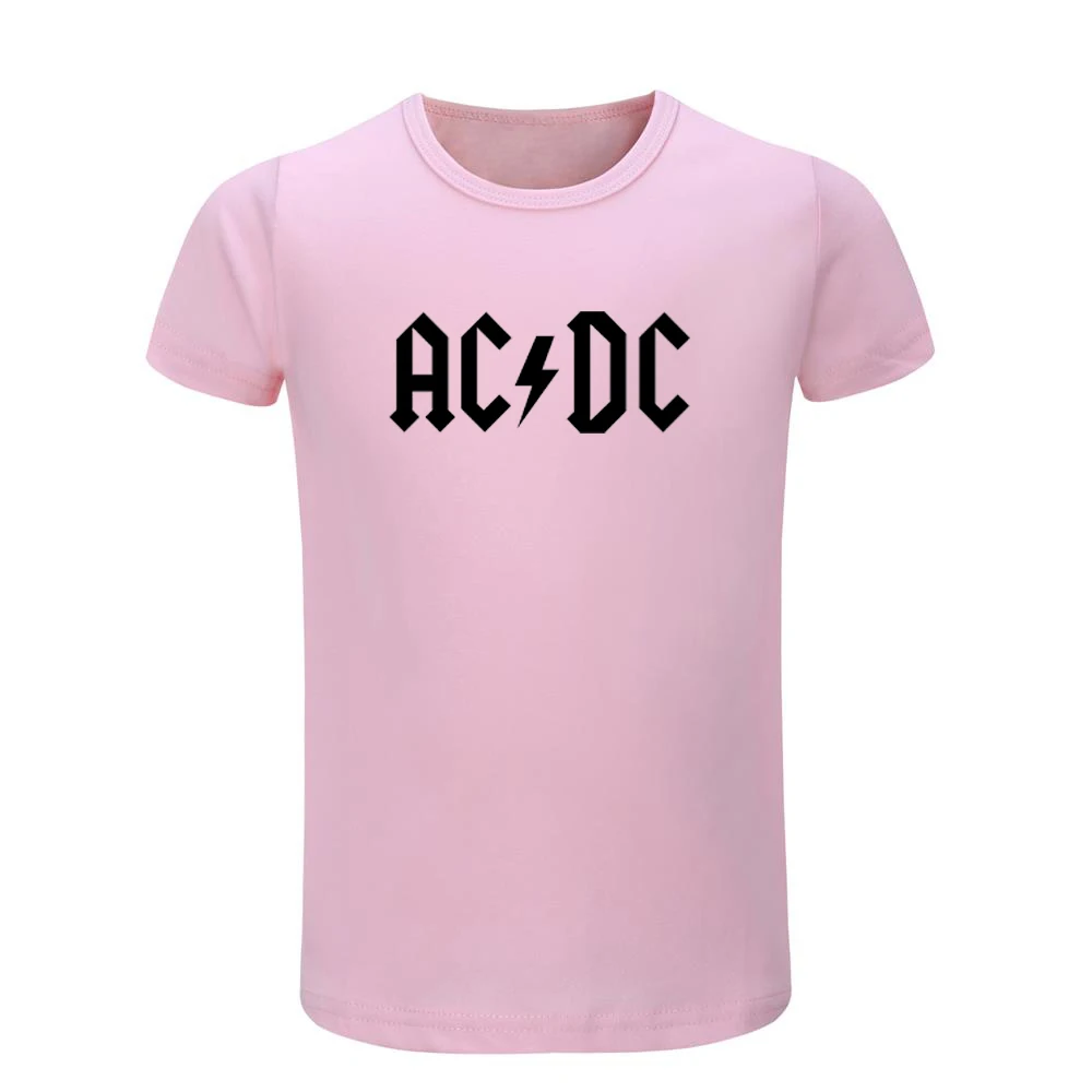 Рок-Группа ACDC Blur Music U2, альтернативная рок-группа, детские футболки, детские футболки с графическим принтом, Рождественский подарок с коротким рукавом - Цвет: JeKP202D
