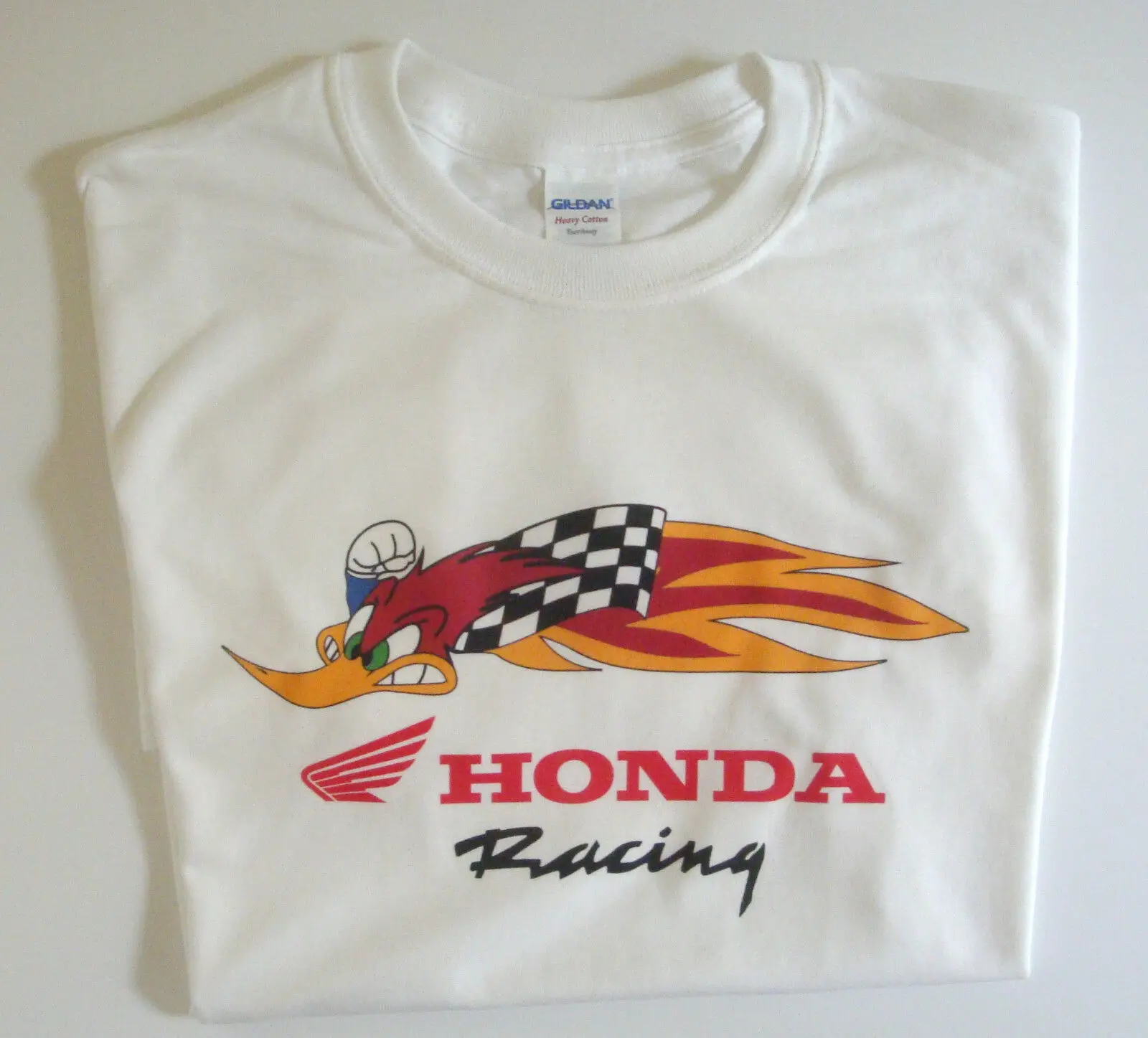 

T-shirt White Honda Roadrunner 100% Cotton Size Medium