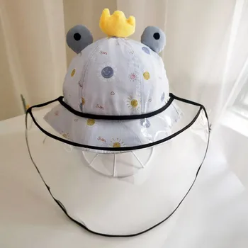 

Fashion leisure and entertainment Anti-spitting Protective Hat Dustproof Cover Kids Boys Girls Fisherman Cap Free shipping H4