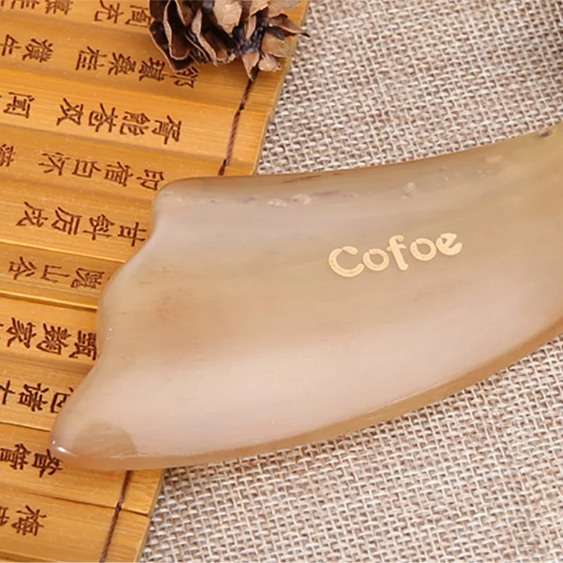 Массажный инструмент Cofoe OXHorn Guasha лечебный нефрит Gua Sha Массажная доска против