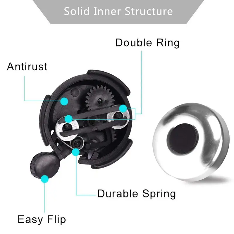 Велосипедный колокольчик-алюминиевый велосипед колокольчик-классический велосипед Колокольчик для взрослых мужчин женщин детей девочек