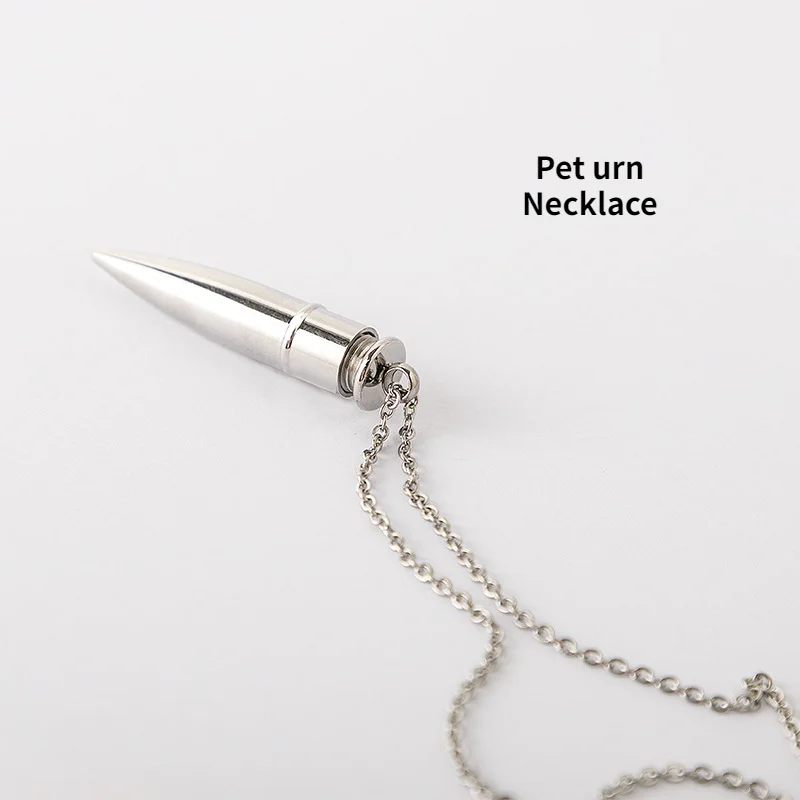 

Кулон из нержавеющей стали для питомца урна, ожерелье для питомца урна, для хранения волос в животных, сувенир, наполнитель, кулон для питомца урна, кошка, собака