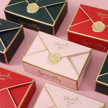 

20pcs Favor candy Box bag New craft paper Wedding Christmas Favor Gift Boxes pie Party Box bags eco friendly kraft promotion