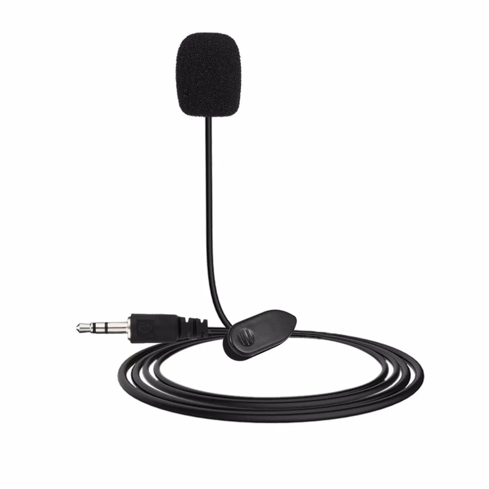 Универсальная Портативная мини-гарнитура 3,5 мм с микрофоном петличный микрофон с петельным зажимом для обучения лекциям и конференции