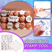 Gaufreur de lettres Alphabet pour décoration de gâteau, ustensile de cuisson, joli ensemble de lettres bricolage, meilleur moule de lettres, Biscuit Fondant M