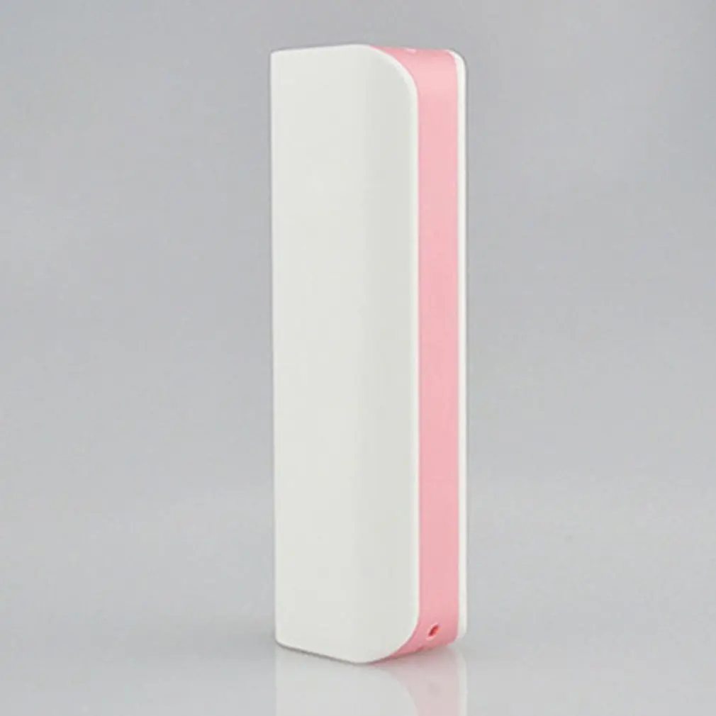 Pink Внешний аккумулятор Оболочка Сварка usb порты power Bank чехол PCB зарядное устройство чехол DIY наборы мощность ed на 2600 мАч 18650 батарея(не входит в комплект - Цвет: Pink