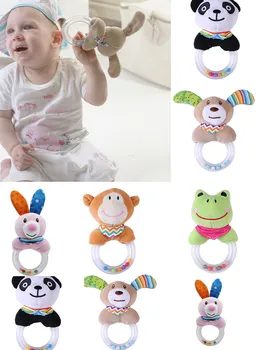 

Kids Toys Baby Newborn Infant Developmental Hand Grip Cartoon Frogs Baby Toys Animals Handbells игрушки Jouets pour enfants